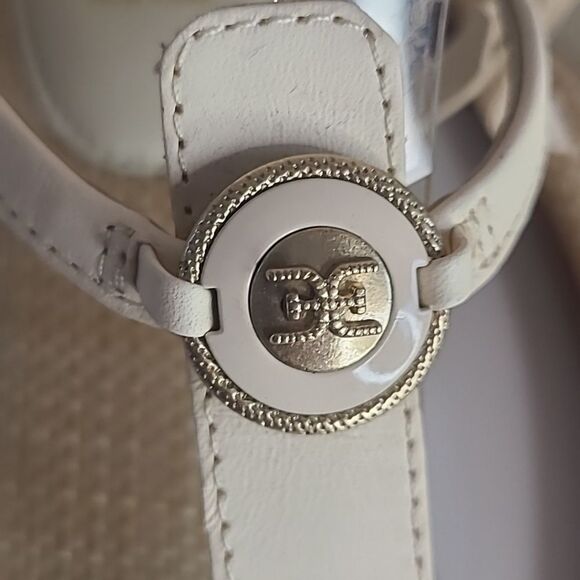 Sam Edelman gigi signet womens Leather C Ivory Thong Toe Sandal Size 9 - Picture 4 of 15